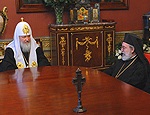 Святейший Патриарх Московский и всея Руси Кирилл принял делегацию Антиохийской Православной Церкви